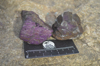 Natural Metallic Purpurite Cobbed Specimens x 12 From Erongo, Namibia - Toprock Gemstones and Minerals 