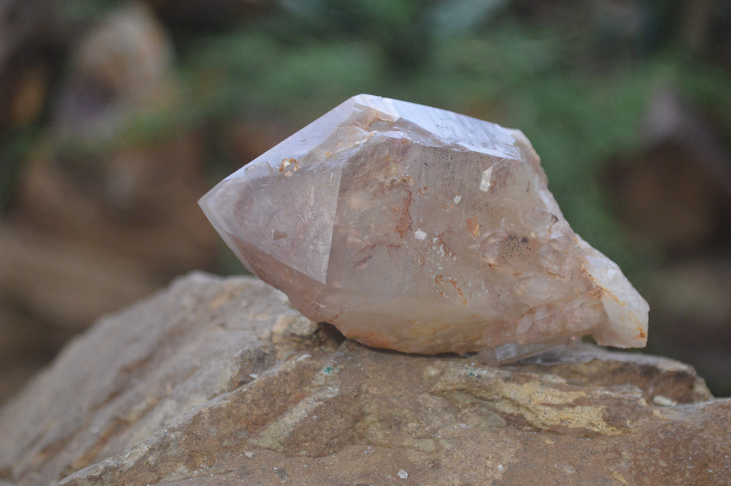 Natural Hematoid Quartz Specimens x 3 From Karoi, Zimbabwe - Toprock Gemstones and Minerals 