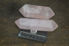 Polished Double Terminated Rose Quartz Points x 4  From Madagascar - Toprock Gemstones and Minerals 