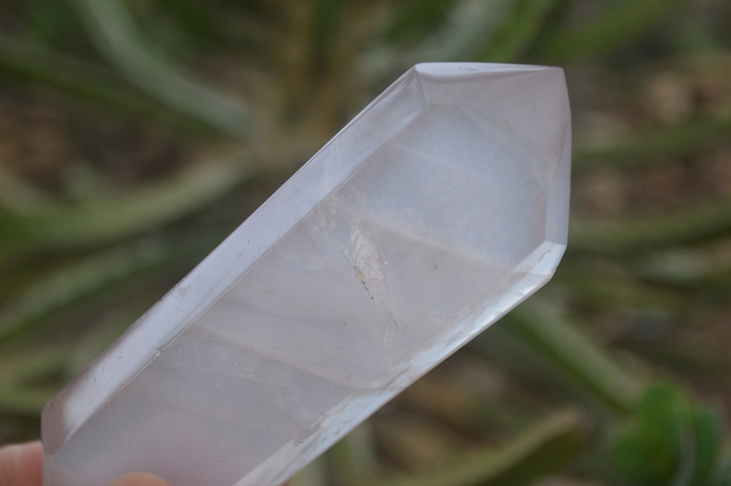 Polished Double Terminated Rose Quartz Points x 4  From Madagascar - Toprock Gemstones and Minerals 