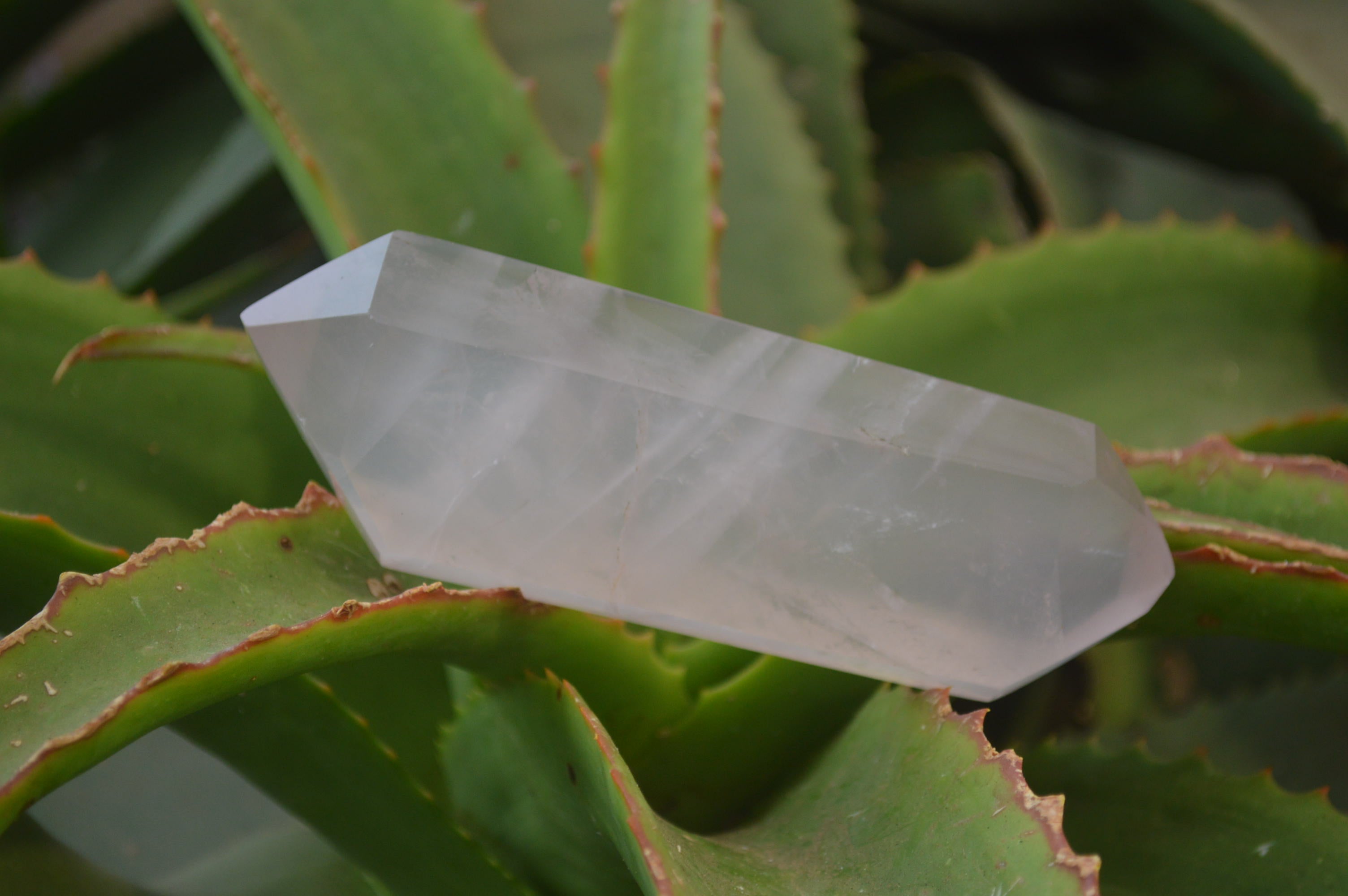 Polished Double Terminated Rose Quartz Points x 4  From Madagascar - Toprock Gemstones and Minerals 
