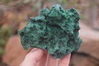 Natural Silky Malachite Specimens x 6 From Kasompe, Congo - Toprock Gemstones and Minerals 