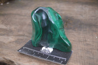 Polished Flower Banded Malachite Free Forms x 4 From Congo - Toprock Gemstones and Minerals 