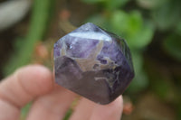 Polished Chevron Amethyst Points x 6 From Madagascar - Toprock Gemstones and Minerals 