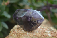Polished Chevron Amethyst Points x 6 From Madagascar - Toprock Gemstones and Minerals 