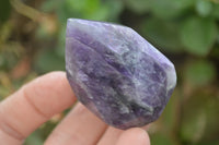 Polished Chevron Amethyst Points x 6 From Madagascar - Toprock Gemstones and Minerals 
