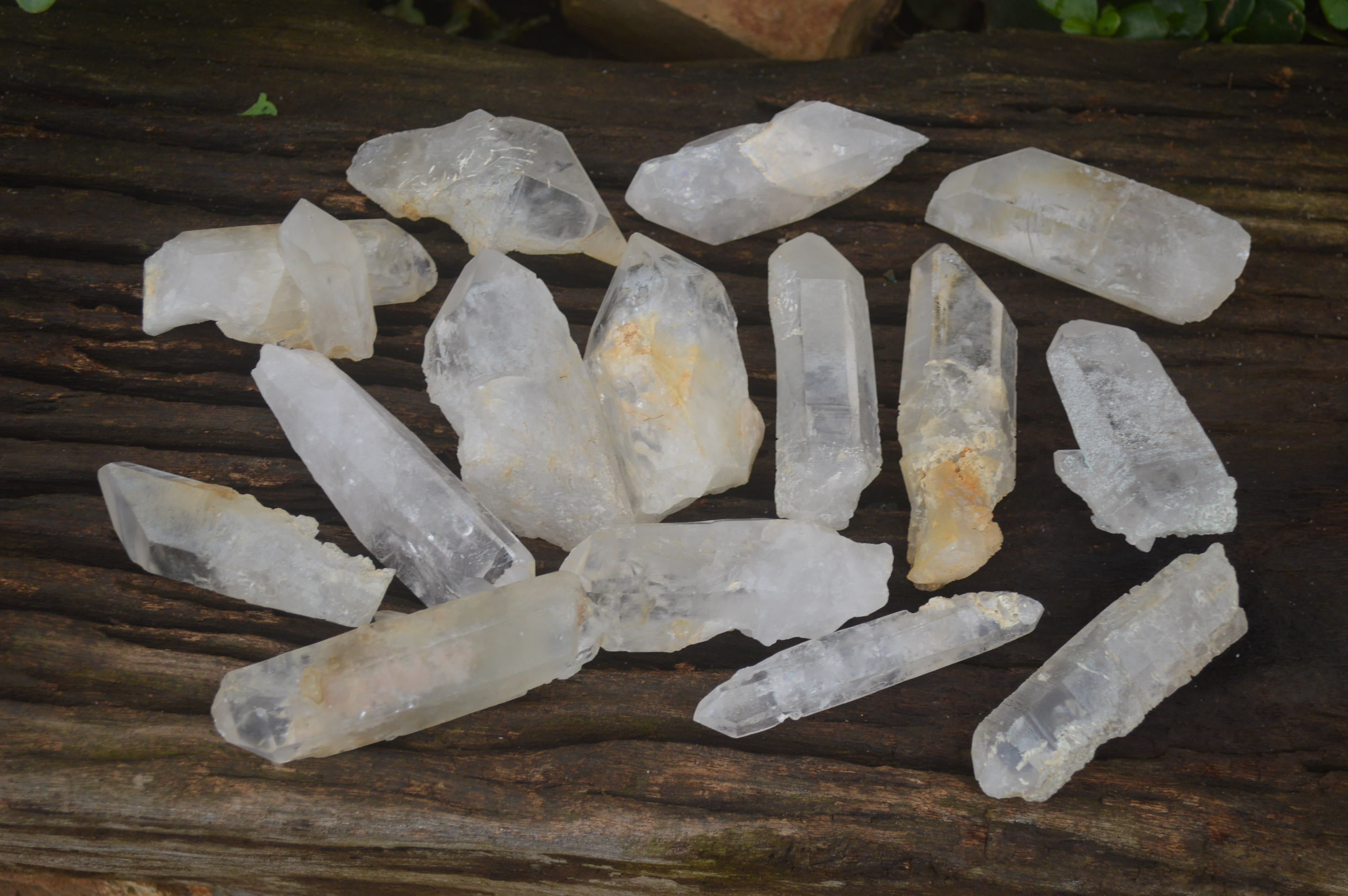 Natural Quartz Crystals x 20 From Mpika, Zambia - Toprock Gemstones and Minerals 