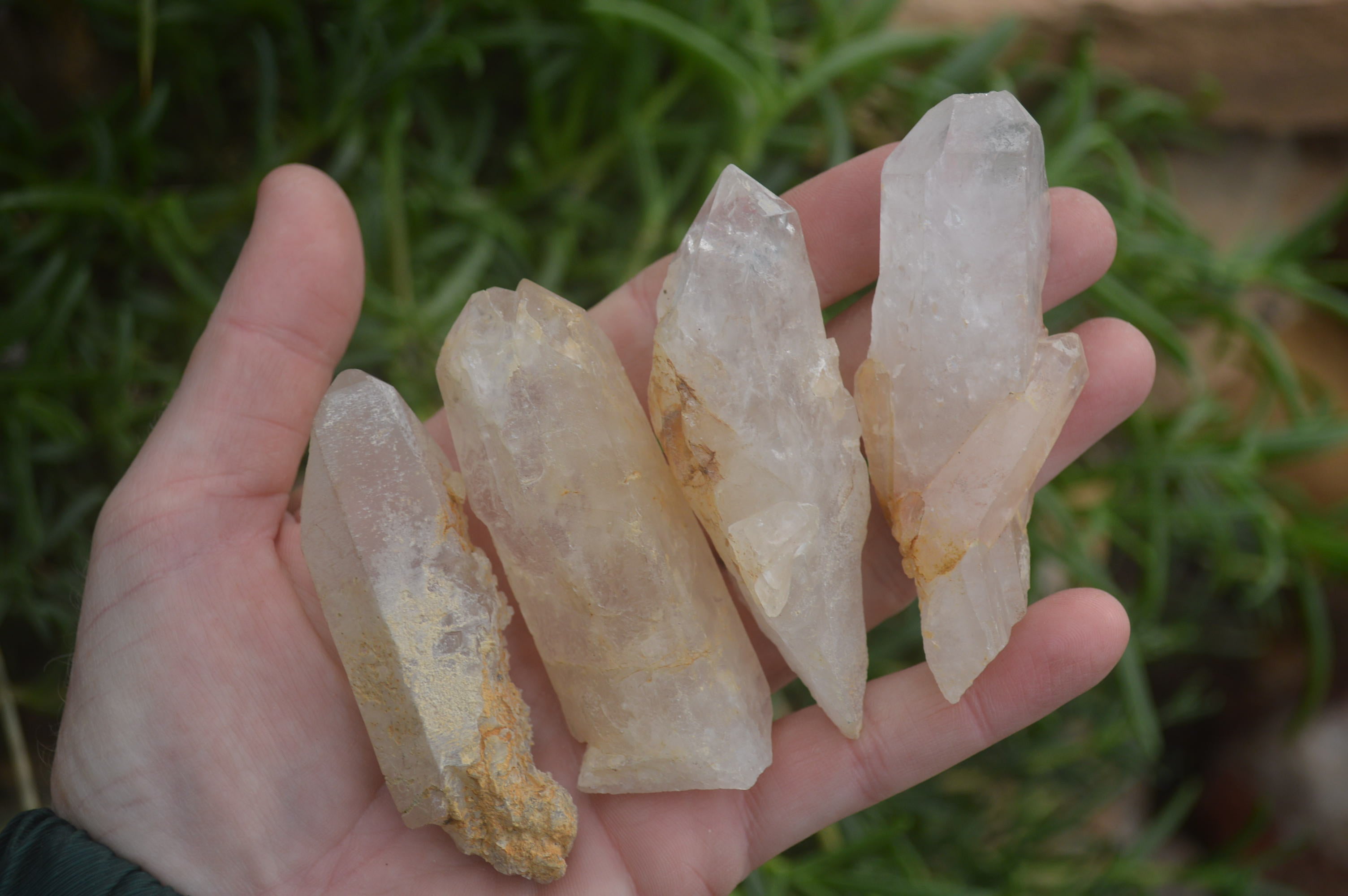 Natural Quartz Crystals x 20 From Mpika, Zambia - Toprock Gemstones and Minerals 