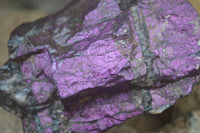 Natural Metallic Purpurite Cobbed Specimens x 6 From Erongo, Namibia - Toprock Gemstones and Minerals 