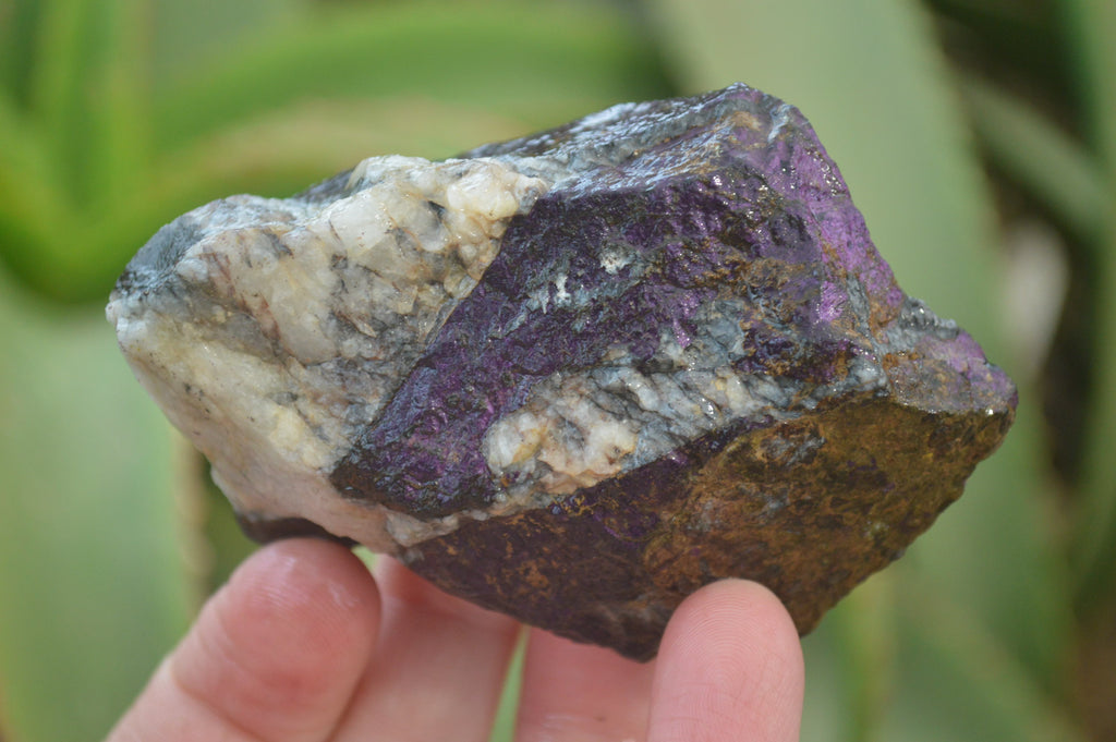 Natural Metallic Purpurite Cobbed Specimens x 6 From Erongo, Namibia - Toprock Gemstones and Minerals 