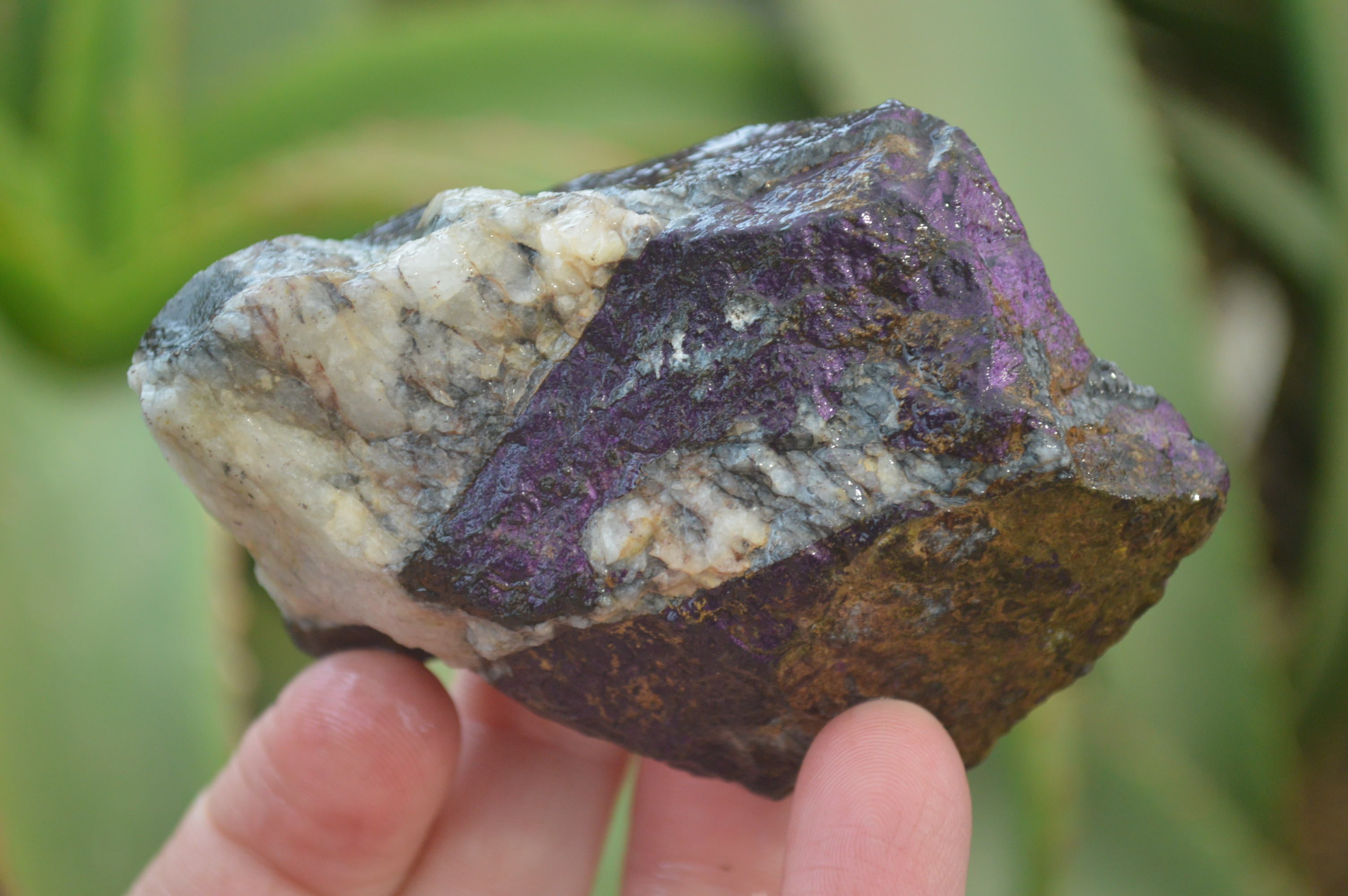 Natural Metallic Purpurite Cobbed Specimens x 6 From Erongo, Namibia - Toprock Gemstones and Minerals 