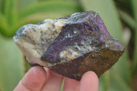 Natural Metallic Purpurite Cobbed Specimens x 6 From Erongo, Namibia - Toprock Gemstones and Minerals 