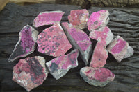 Natural Salrose Cobaltion Dolomite Specimens x 12 From Kakanda, Congo - Toprock Gemstones and Minerals 