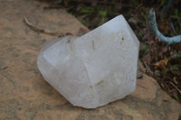 Polished Rare Large Pentium Quartz Crystal with Hematite Inclusions x 1 From Angola - Toprock Gemstones and Minerals 