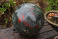 Polished Huge Bloodstone Sphere 1 x From Swaziland - Toprock Gemstones and Minerals 