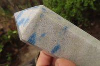Polished Blue Spinel Spotted Quartz Points x 3 From Madagascar - Toprock Gemstones and Minerals 
