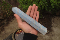 Polished Blue Spinel Spotted Quartz Points x 3 From Madagascar - Toprock Gemstones and Minerals 