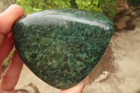 Polished Rare Ruby Corundum & Green Verdite Free Forms x 4 From Zimbabwe - Toprock Gemstones and Minerals 