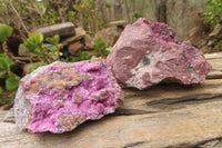 Natural Salrose Cobaltion Dolomite Specimens x 6 From Kakanda, Congo - Toprock Gemstones and Minerals 