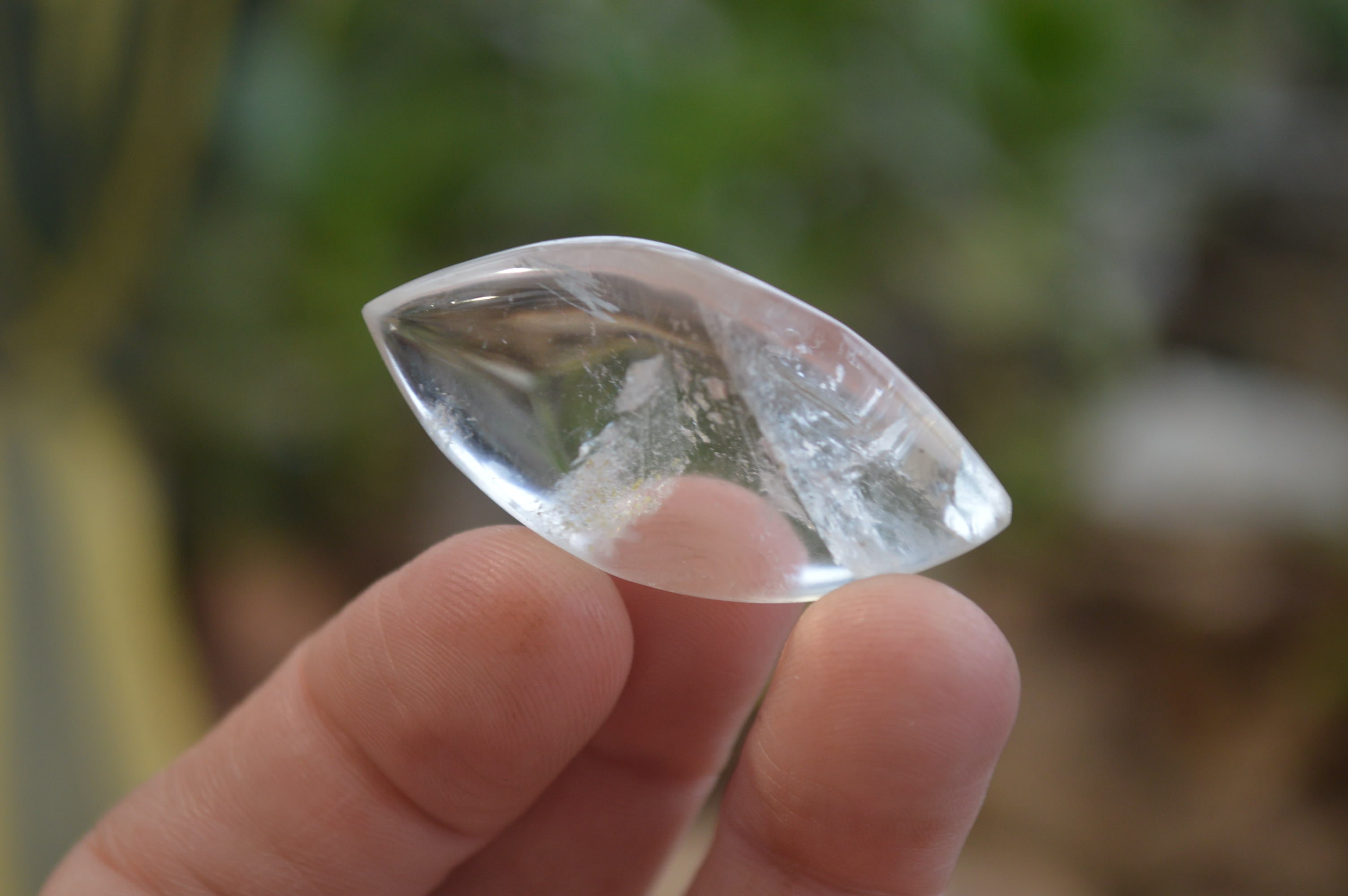 Polished Clear Quartz "Angel Tears" Pendant Pieces x 20 From Madagascar - Toprock Gemstones and Minerals 