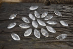 Polished Clear Quartz "Angel Tears" Pendant Pieces x 20 From Madagascar - Toprock Gemstones and Minerals 