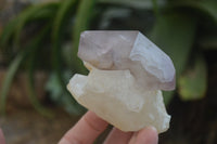 Polished Window Amethyst Crystals x 4 From Madagascar - Toprock Gemstones and Minerals 