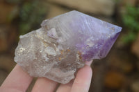 Polished Window Amethyst Crystals x 4 From Madagascar - Toprock Gemstones and Minerals 