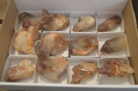Natural Hematoid Quartz Specimens x 12 From Karoi, Zimbabwe - Toprock Gemstones and Minerals 