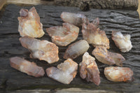 Natural Hematoid Quartz Specimens x 12 From Karoi, Zimbabwe - Toprock Gemstones and Minerals 