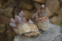 Natural Hematoid Quartz Specimens x 12 From Karoi, Zimbabwe - Toprock Gemstones and Minerals 