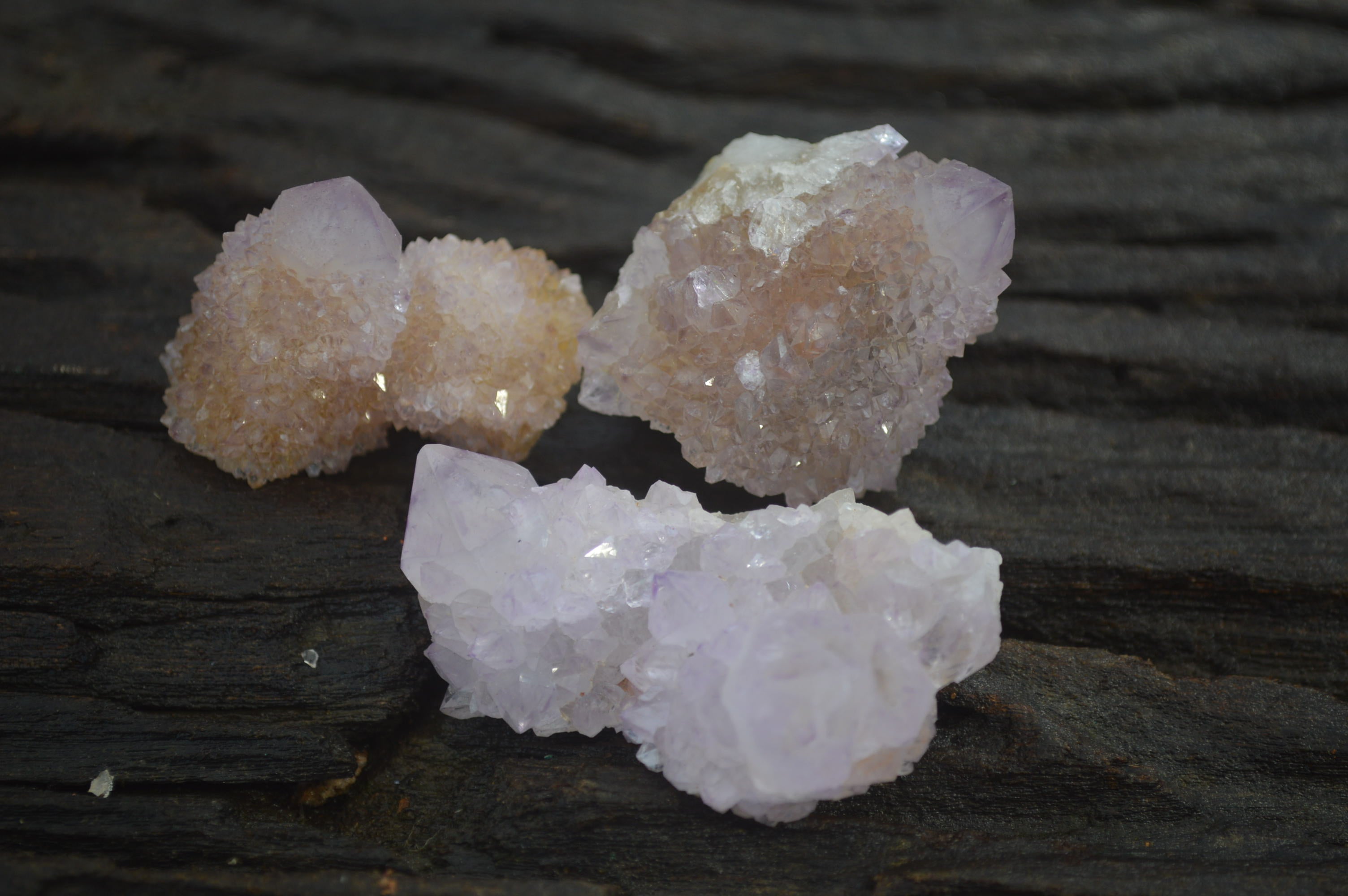 Natural Ametrine Spirit Quartz Specimens x 20 From Boekenhouthoek, South Africa - Toprock Gemstones and Minerals 