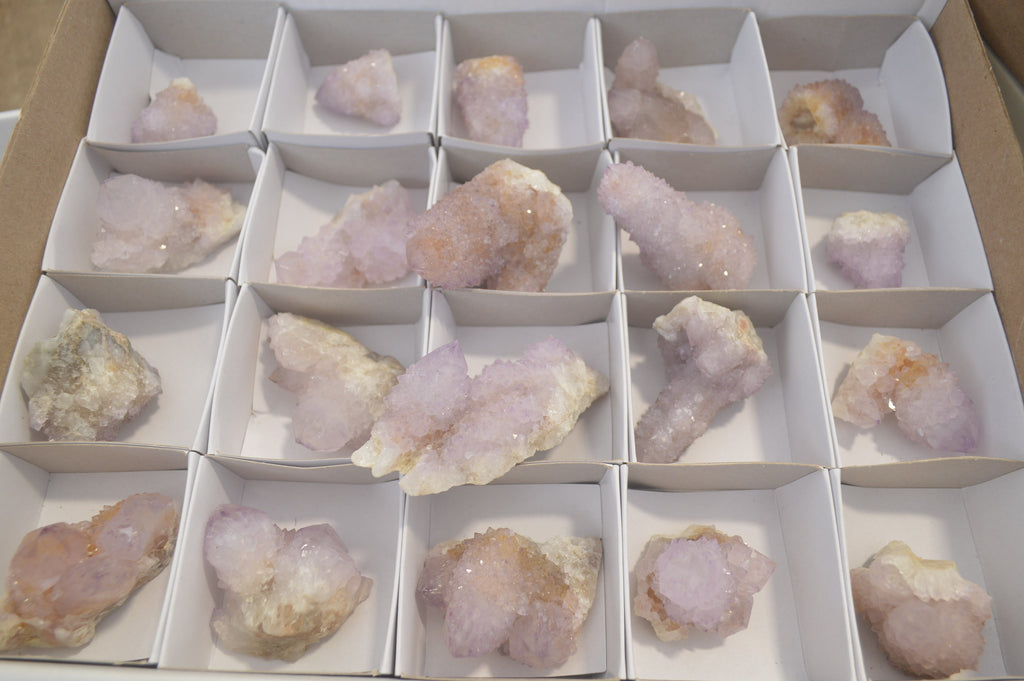 Natural Ametrine Spirit Quartz Specimens x 20 From Boekenhouthoek, South Africa - Toprock Gemstones and Minerals 