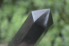 Polished Black Basalt Point-Prisms x 6 From Antsirabe, Madagascar - Toprock Gemstones and Minerals 