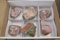 Natural Salrose Cobaltion Dolomite Specimens x 6 From Kakanda, Congo - Toprock Gemstones and Minerals 