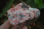 Natural Rhodonite Cobbed Specimens x 6 From Zimbabwe - Toprock Gemstones and Minerals 