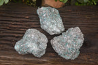 Natural Rare Emerald Mica In Matrix Cobbed Specimens x 3 From Mutoko, Zimbabwe - Toprock Gemstones and Minerals 