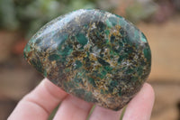 Polished Rare Emerald Mica In Matrix Standing Free Forms x 6 From Mutoko, Zimbabwe - Toprock Gemstones and Minerals 