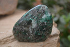 Polished Rare Emerald Mica In Matrix Standing Free Forms x 6 From Mutoko, Zimbabwe - Toprock Gemstones and Minerals 