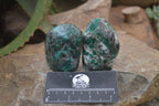 Polished Rare Emerald Mica In Matrix Standing Free Forms x 6 From Mutoko, Zimbabwe - Toprock Gemstones and Minerals 
