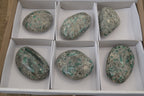 Polished Rare Emerald Mica In Matrix Free Forms x 6 From Mutoko, Zimbabwe - Toprock Gemstones and Minerals 