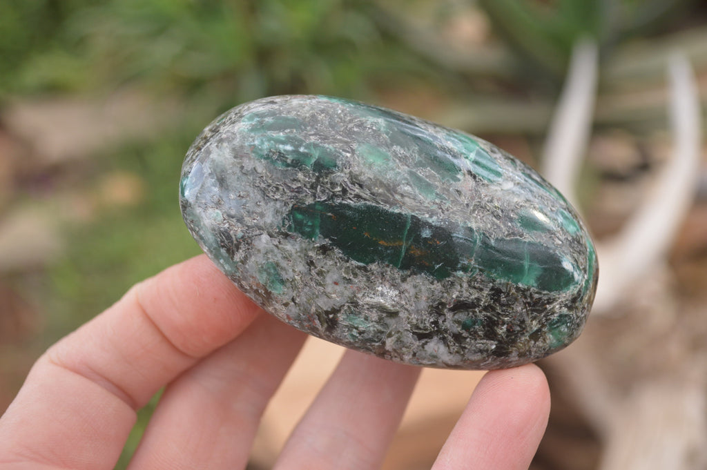 Polished Rare Emerald Mica In Matrix Free Forms x 6 From Mutoko, Zimbabwe - Toprock Gemstones and Minerals 