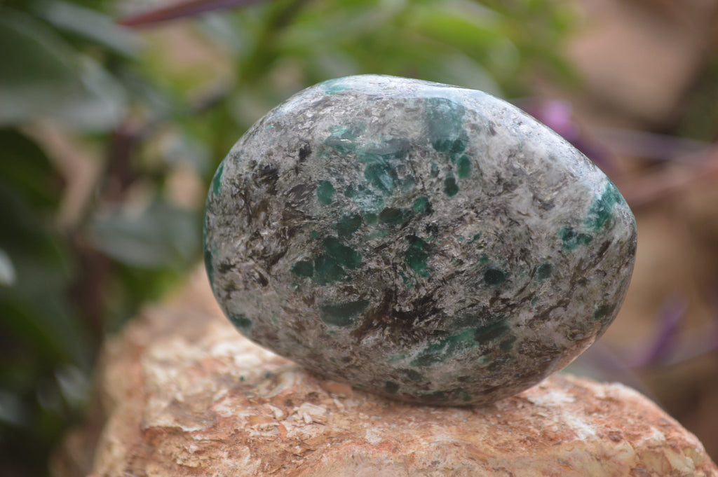 Polished Rare Emerald Mica In Matrix Free Forms x 6 From Mutoko, Zimbabwe - Toprock Gemstones and Minerals 