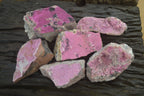 Natural Salrose Cobaltion Dolomite Specimens x 6 From Kakanda, Congo - Toprock Gemstones and Minerals 