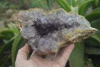 Natural Zululand Amethyst Geodes x 4 From Jozini, South Africa - Toprock Gemstones and Minerals 