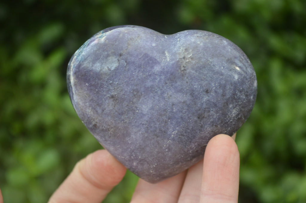 Polished Lepidolite With Rubellite Hearts x 6 From Madagascar - Toprock Gemstones and Minerals 