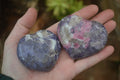 Polished Lepidolite With Rubellite Hearts x 6 From Madagascar - Toprock Gemstones and Minerals 
