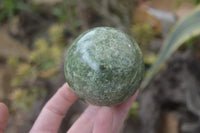 Polished Chrysoprase Sphere-Balls x 6 From Madagascar - Toprock Gemstones and Minerals 