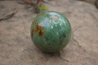 Polished Chrysoprase Sphere-Balls x 6 From Madagascar - Toprock Gemstones and Minerals 