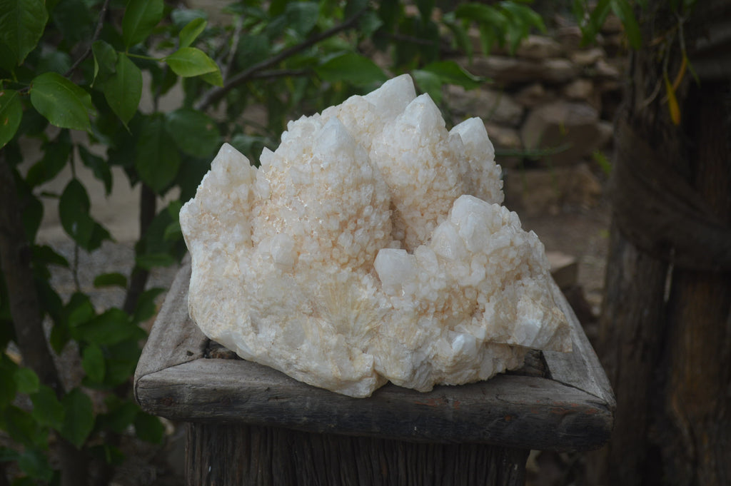 Natural Cascading Candle Quartz Cluster x 1 From Antsirabe, Madagascar - Toprock Gemstones and Minerals 