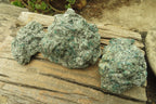 Natural Rare Emerald Mica In Matrix Cobbed Specimens x 3 From Mutoko, Zimbabwe - Toprock Gemstones and Minerals 